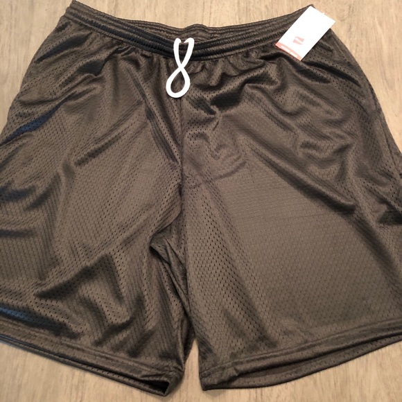 hanes mesh shorts